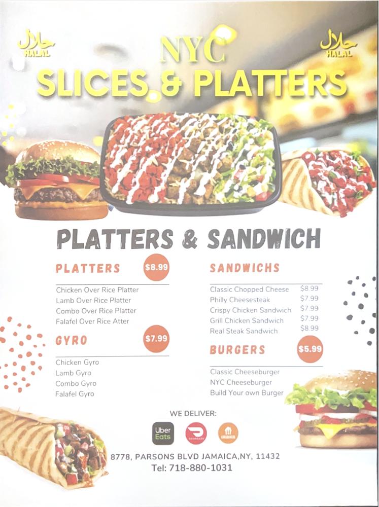 NYC Slices & Platters Lamb Over Rice Platter